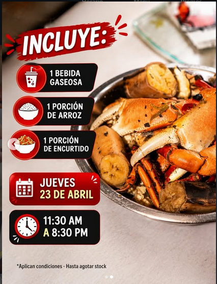 All You Can Eat – Jueves 23 de abril